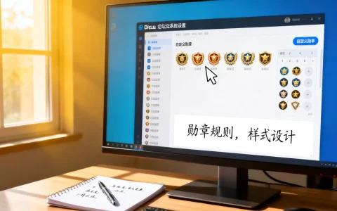 Discuz论坛勋章系统怎么用？如何设置自定义勋章