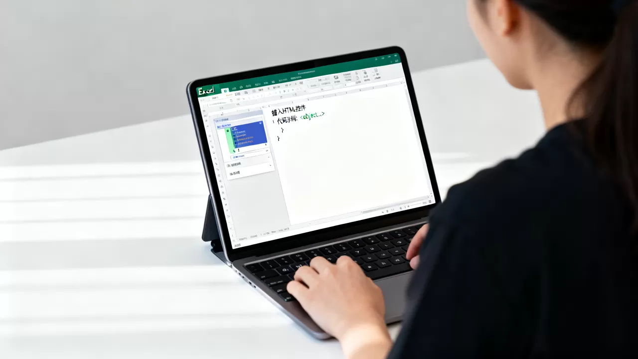 Excel中HTML控件怎么用？Excel插入HTML控件代码