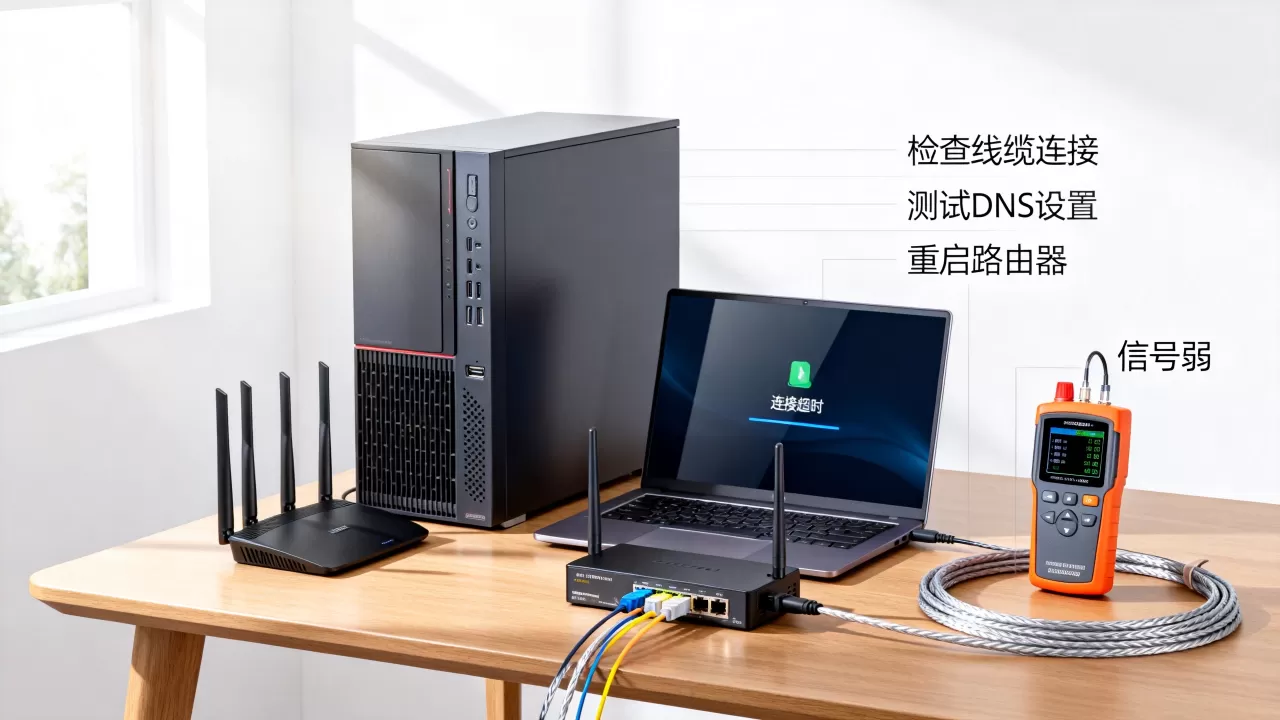 服务器和客户端连接超时如何解决？如何排查网络连接故障