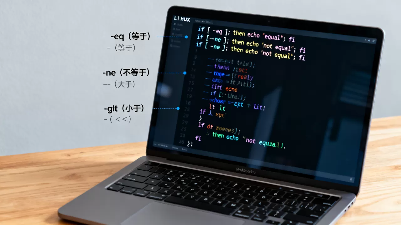 Linux shell中-eq怎么使用？shell脚本比较运算符有哪些