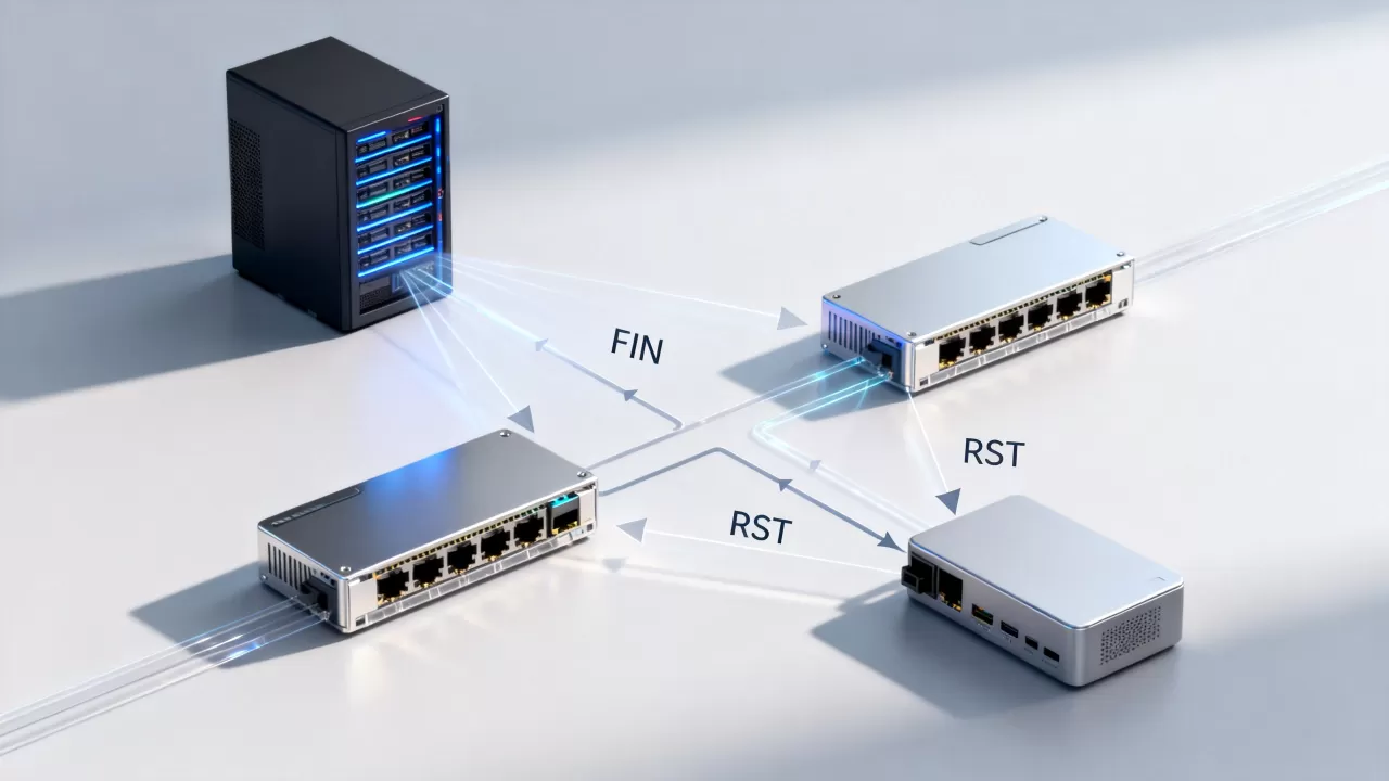 服务器发FIN客户端发RST是为什么？TCP连接断开过程详解