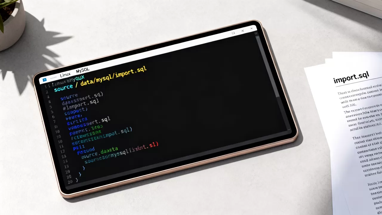 MySQL source在Linux怎么用？linux mysql source导入数据