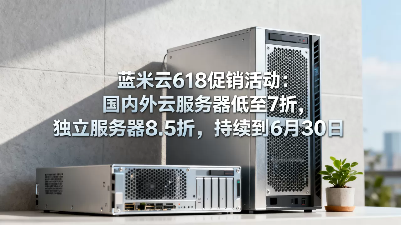蓝米云618促销活动：国内外云服务器低至7折，独立服务器8.5折，持续到6月30日