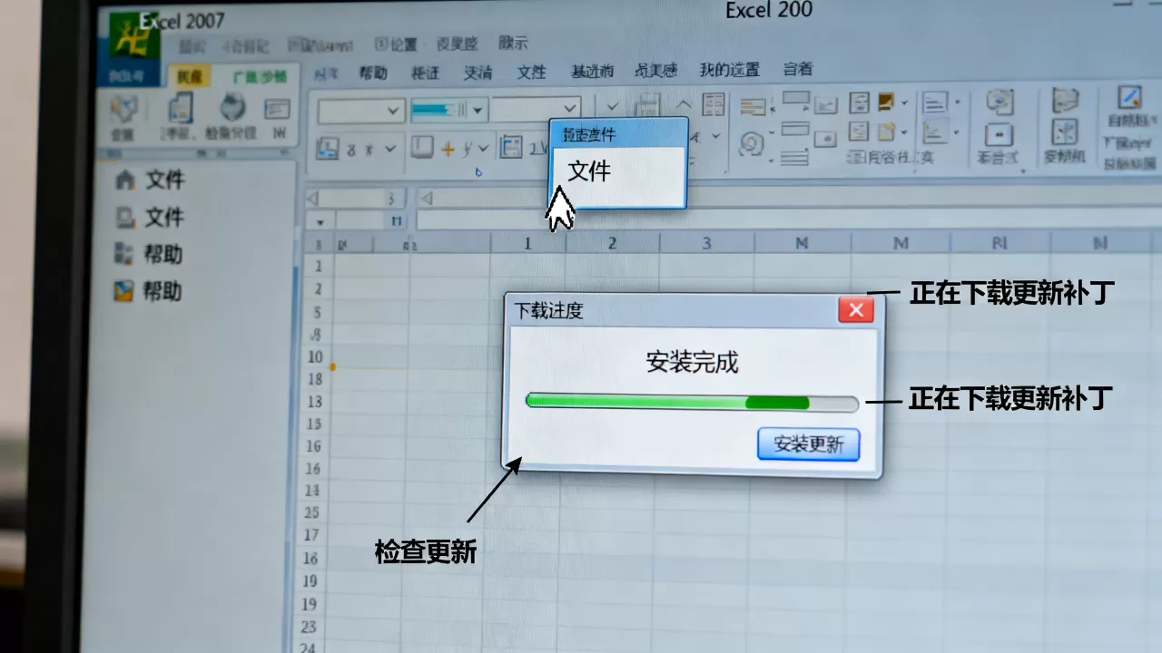 Excel 2007补丁怎么下载安装,Excel 2007怎么更新到最新版本? Excel 2007补丁怎么下载安装,Excel 2007怎么更新到最新版本?