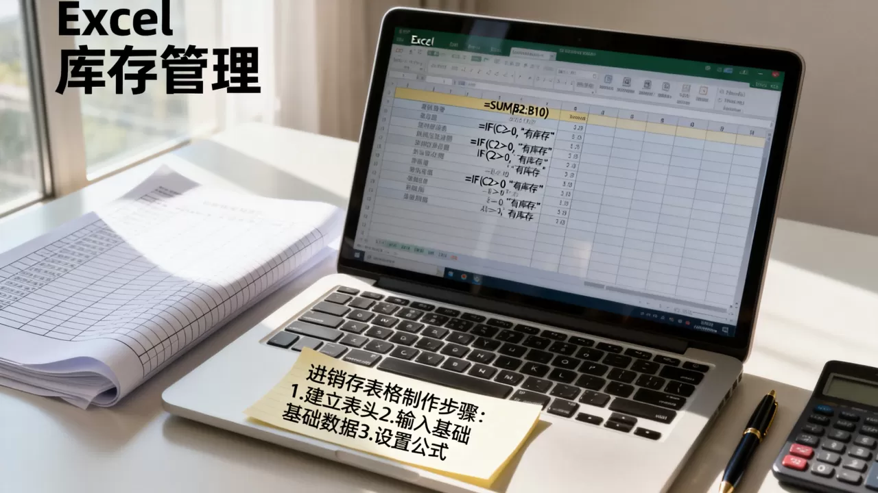 Excel库存管理公式怎么设置最简单，Excel进销存表格怎么做？