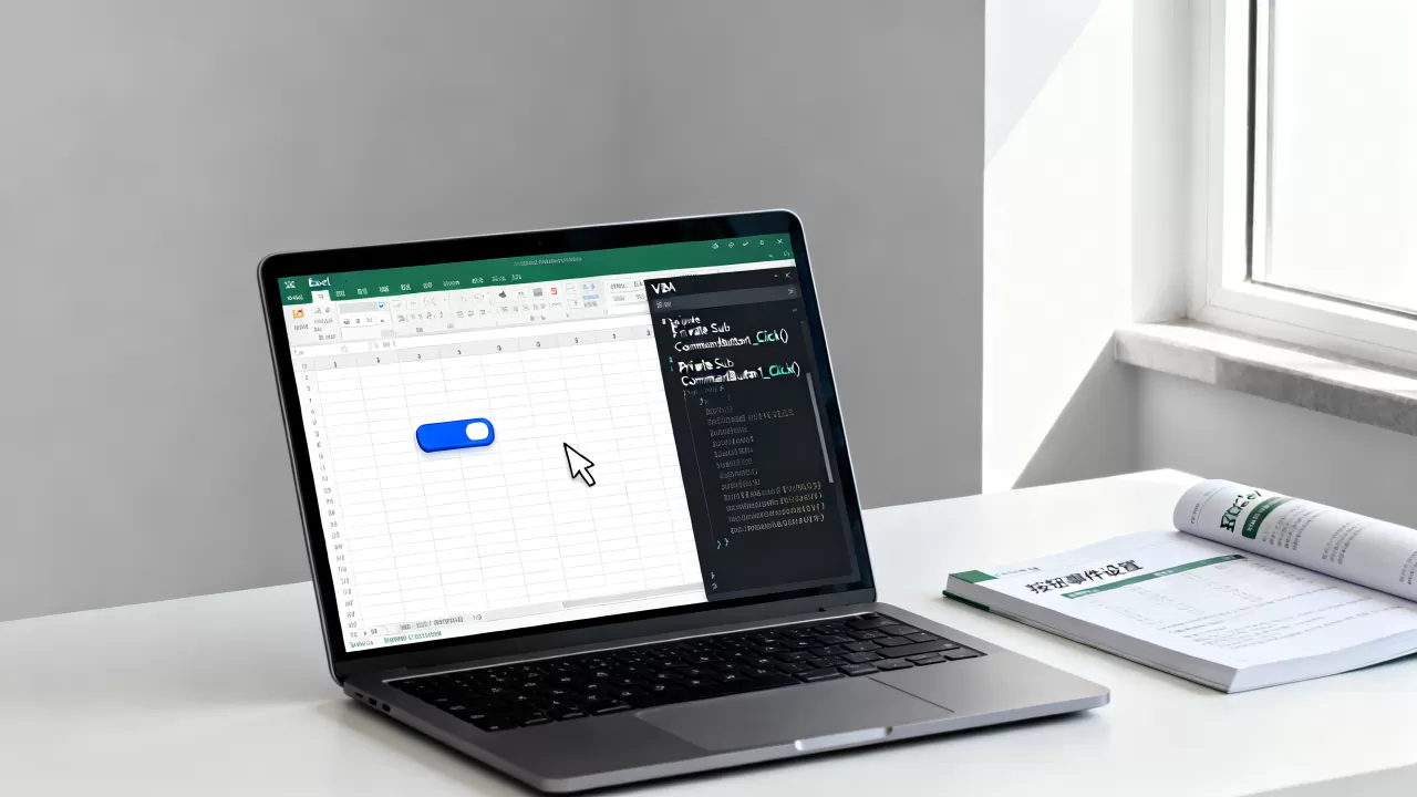 Excel怎么设置按钮事件，Excel VBA按钮代码怎么写？