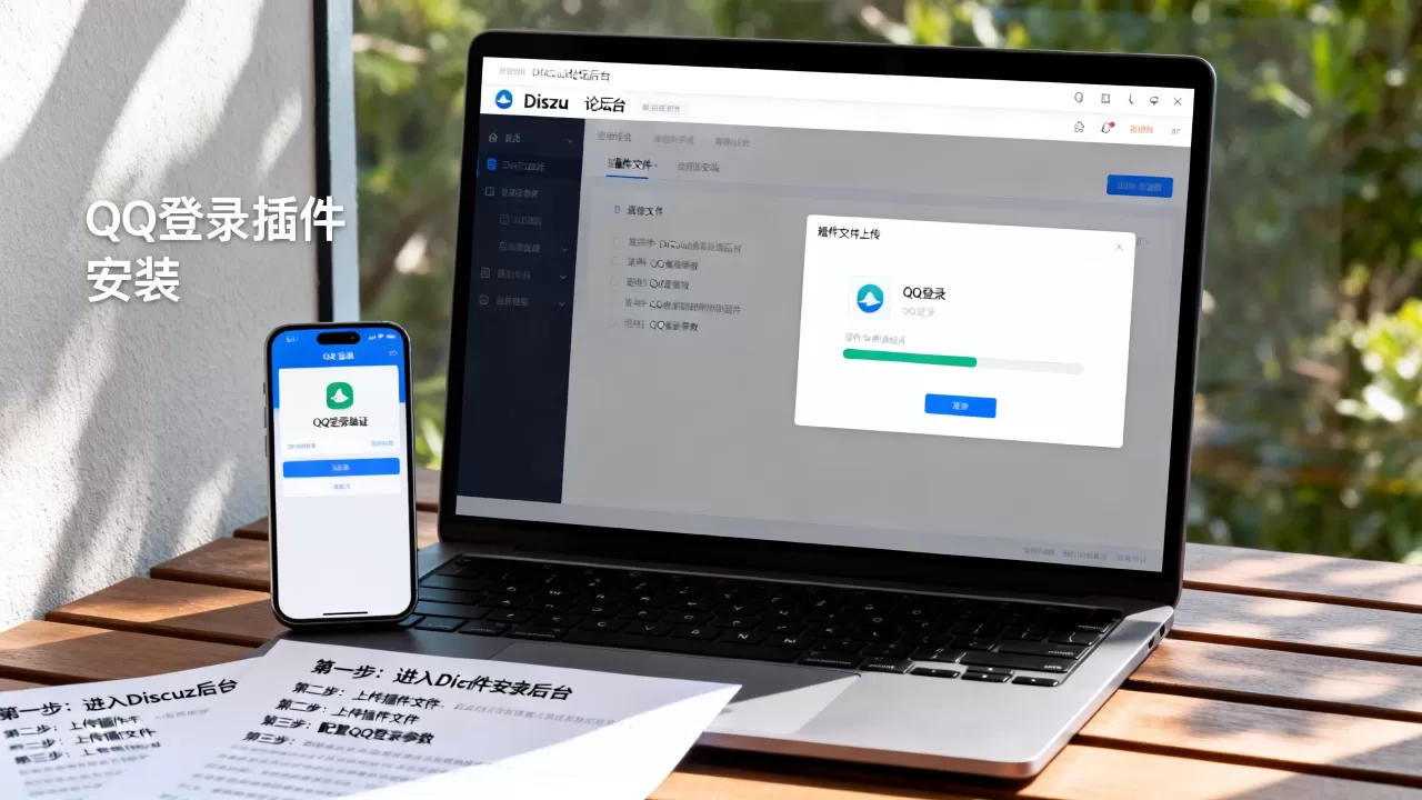 如何在Discuz论坛接入QQ登录，Discuz第三方登录插件怎么安装？