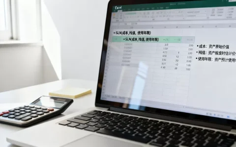 Excel计算折旧怎么操作最简单，Excel折旧函数SLN怎么用？