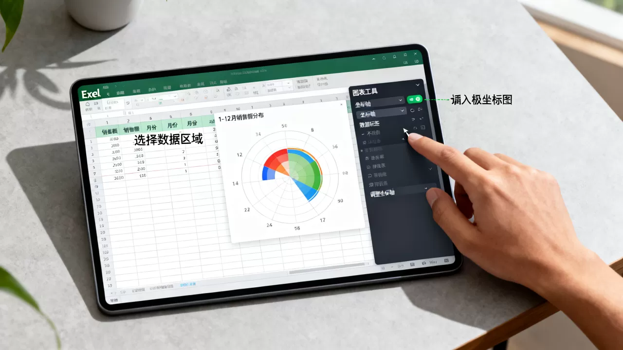 Excel怎么画极坐标图?Excel绘制极坐标图的方法有哪些? Excel怎么画极坐标图?Excel绘制极坐标图的方法有哪些?