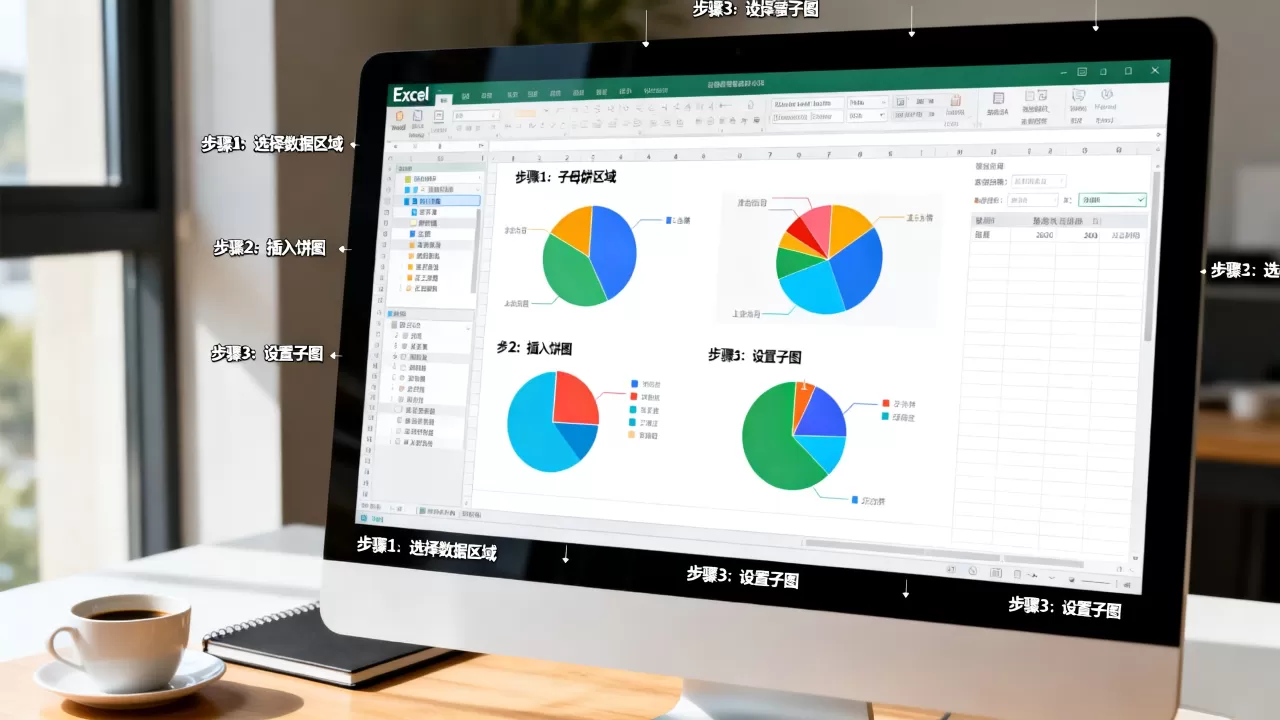 Excel怎么制作子母饼图，Excel子母饼图怎么做？