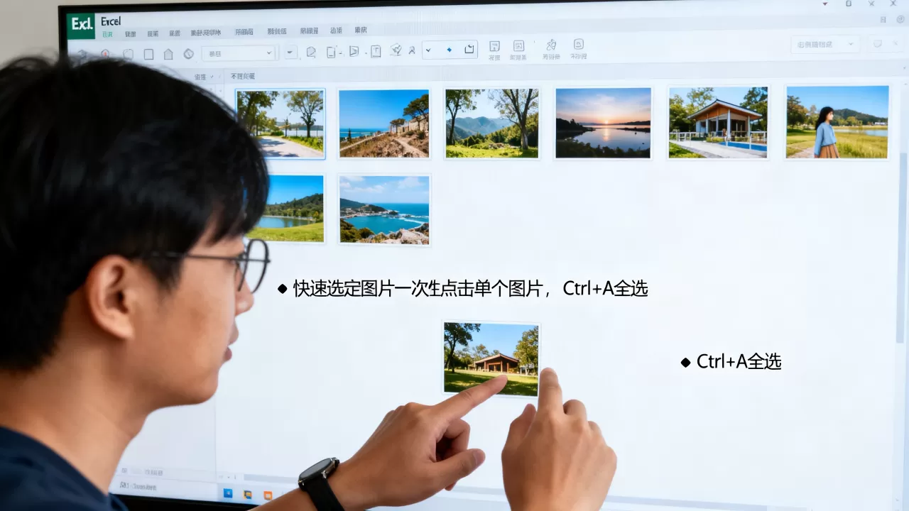 Excel中如何快速选定图片,Excel如何一次性选中所有图片? Excel中如何快速选定图片,Excel如何一次性选中所有图片?