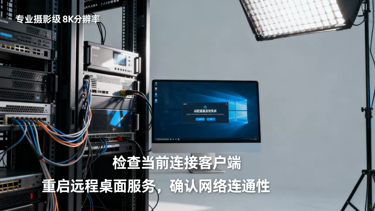 服务器被另一个客户端占用怎么办，远程桌面无法连接如何处理？