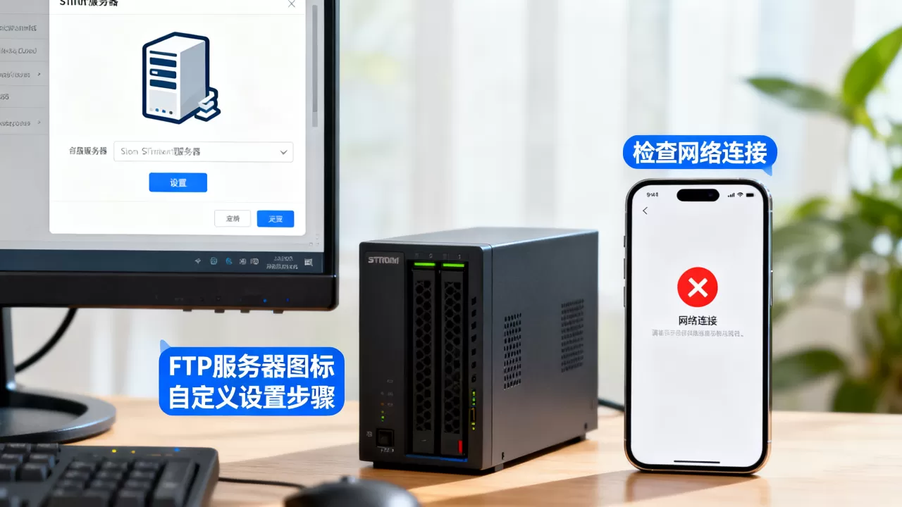 FTP服务器图标怎么自定义设置,电脑无法访问FTP服务器怎么办? FTP服务器图标怎么自定义设置,电脑无法访问FTP服务器怎么办?