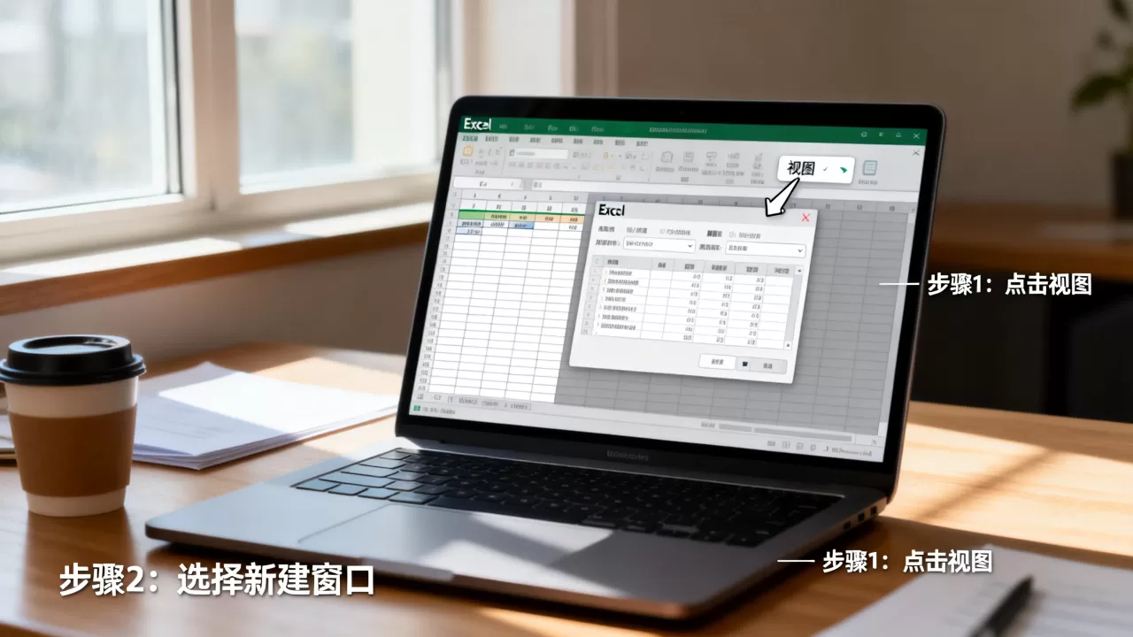 Excel怎么设置单独显示窗口？，Excel表格如何分开显示？