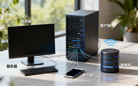服务器、客户端和数据库之间是什么关系，它们是如何协同工作的？