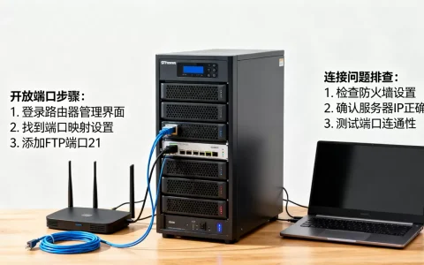 FTP服务器怎么开放端口，FTP服务器连接不上怎么办？