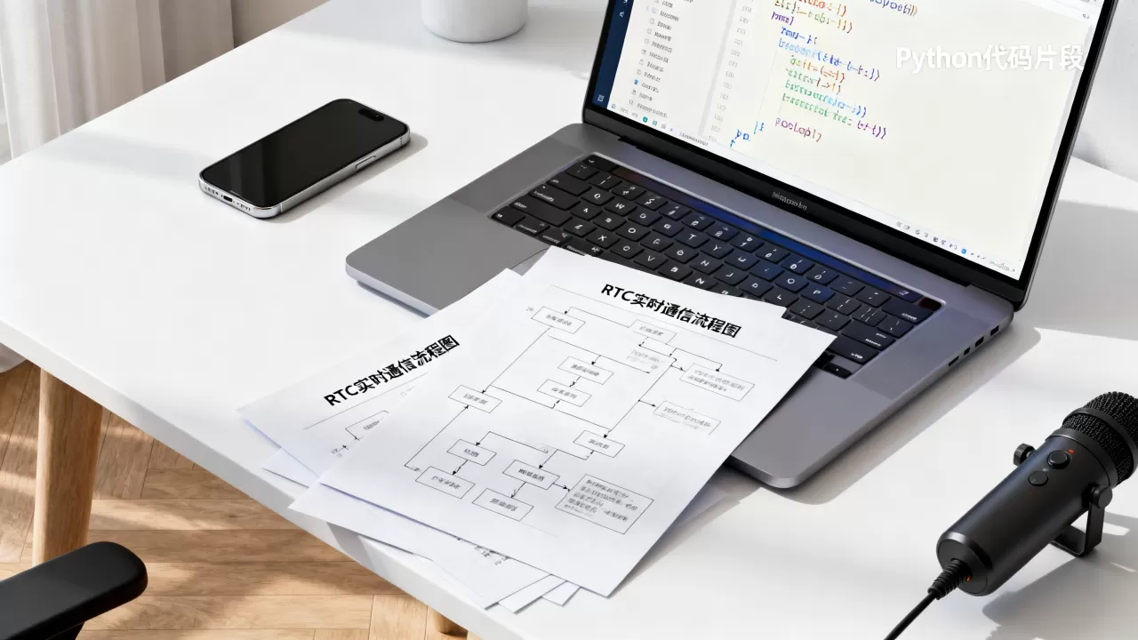 Python如何实现RTC实时通信，实时音视频系统怎么搭建？