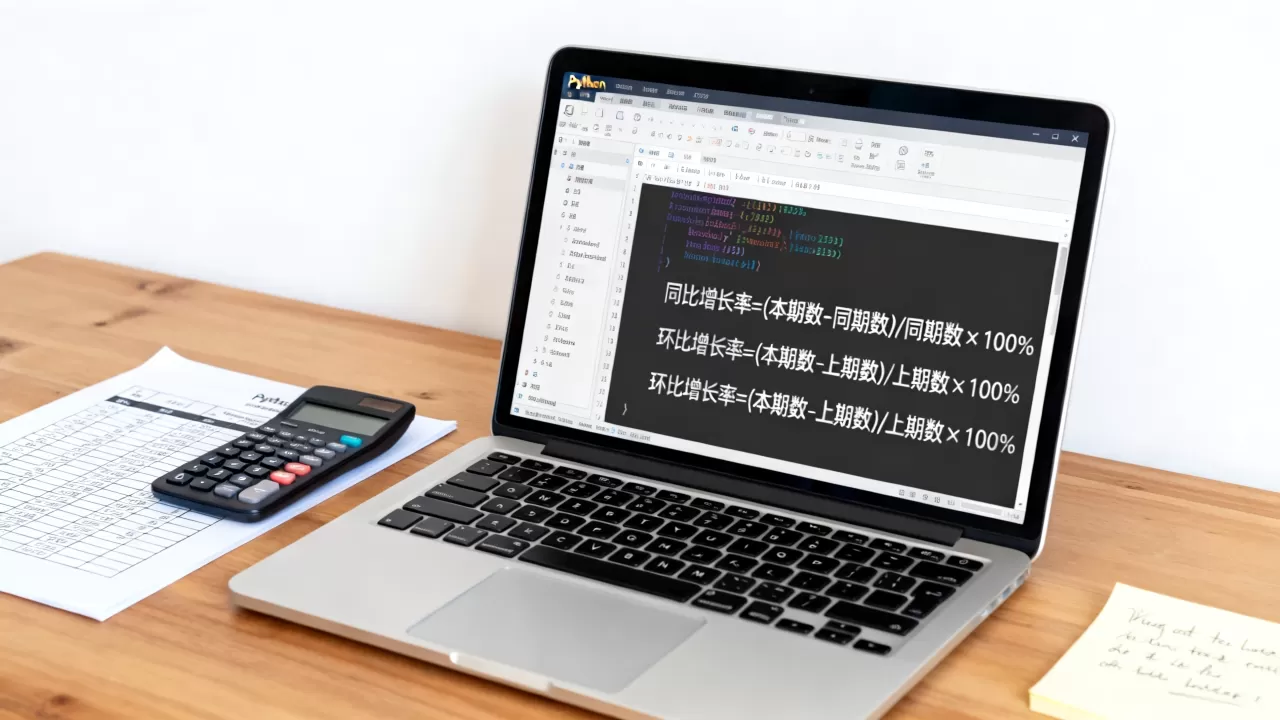 Python怎么算同比增长，Python同比环比怎么计算？