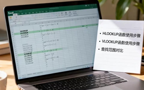 Excel HLOOKUP函数怎么用，HLOOKUP和VLOOKUP有什么区别？