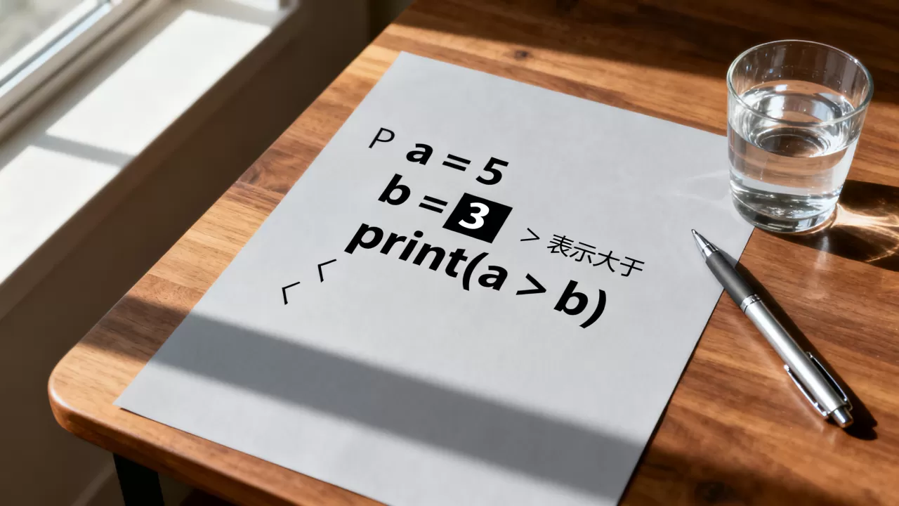 Python中的>符号是什么意思,Python比较运算符怎么用? Python中的>符号是什么意思,Python比较运算符怎么用?