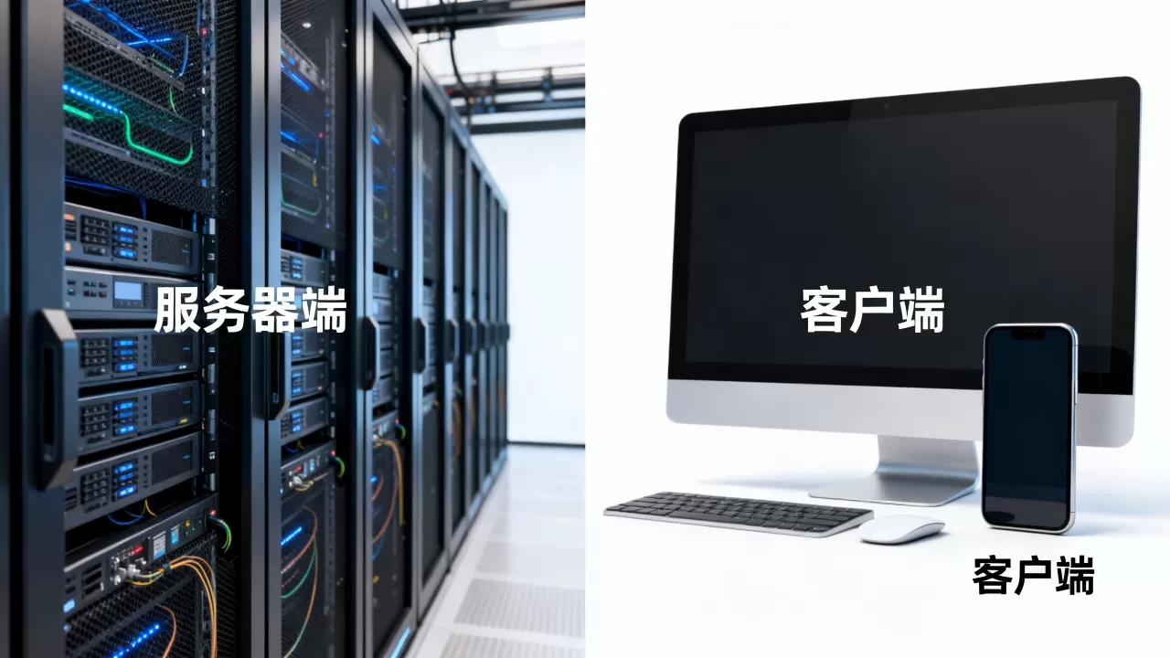 服务器端和客户端是什么意思，它们之间有什么区别？