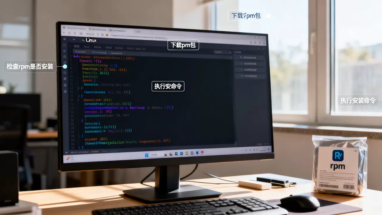 Linux没有rpm命令怎么办，如何安装rpm包管理器？