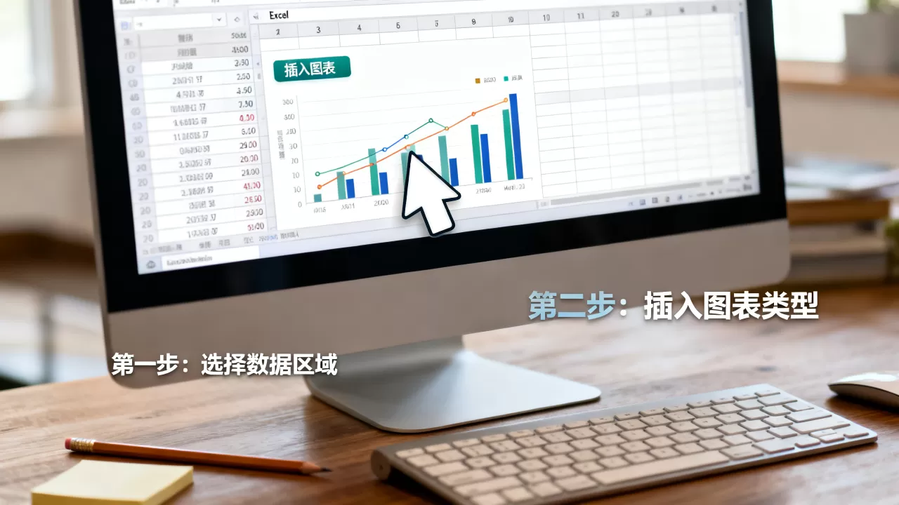 如何在Excel里画图，Excel制作图表的步骤是什么？