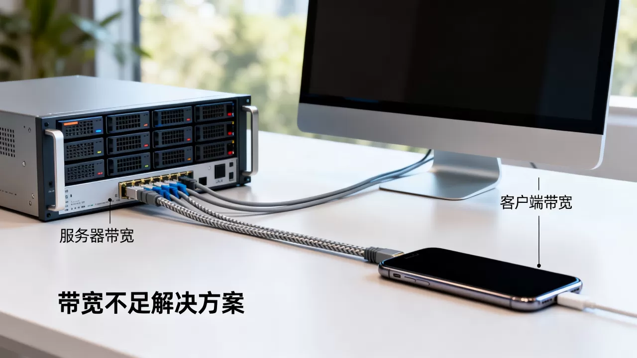 服务器带宽与客户端带宽有何区别,服务器带宽不足怎么办? 服务器带宽与客户端带宽有何区别,服务器带宽不足怎么办?