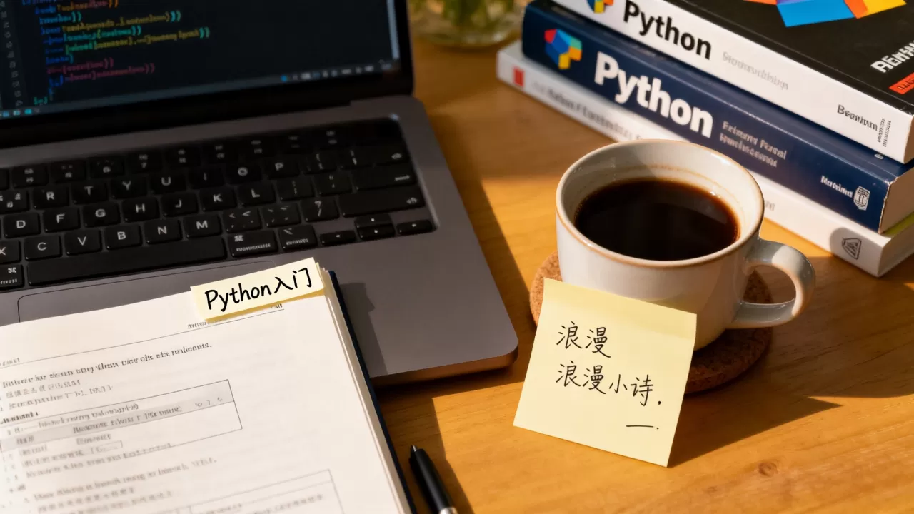 如何写出浪漫的Python小诗？，python入门怎么学？