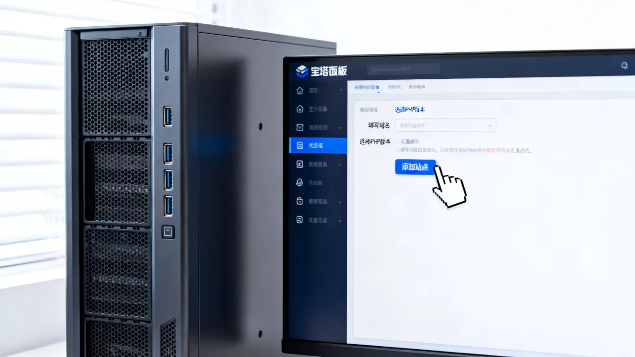 如何在服务器上增加虚拟主机，宝塔面板怎么增加虚拟主机？