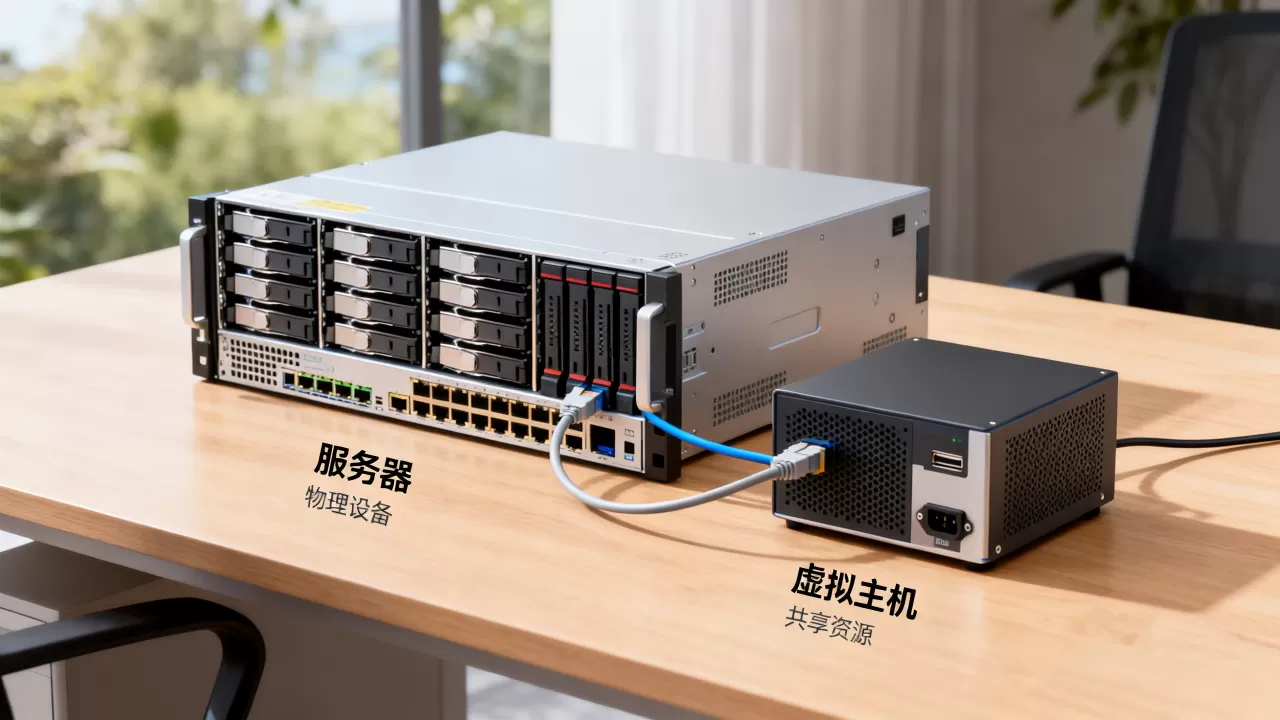 服务器真的需要虚拟主机吗，虚拟主机和服务器的区别是什么？