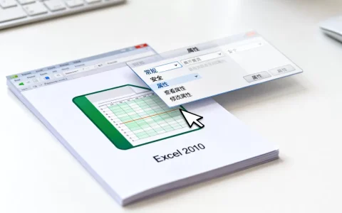 如何查看Excel 2010属性，Excel文件属性怎么修改？