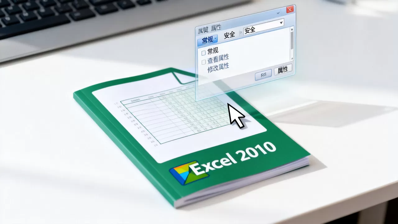 如何查看Excel 2010属性,Excel文件属性怎么修改? 如何查看Excel 2010属性,Excel文件属性怎么修改?