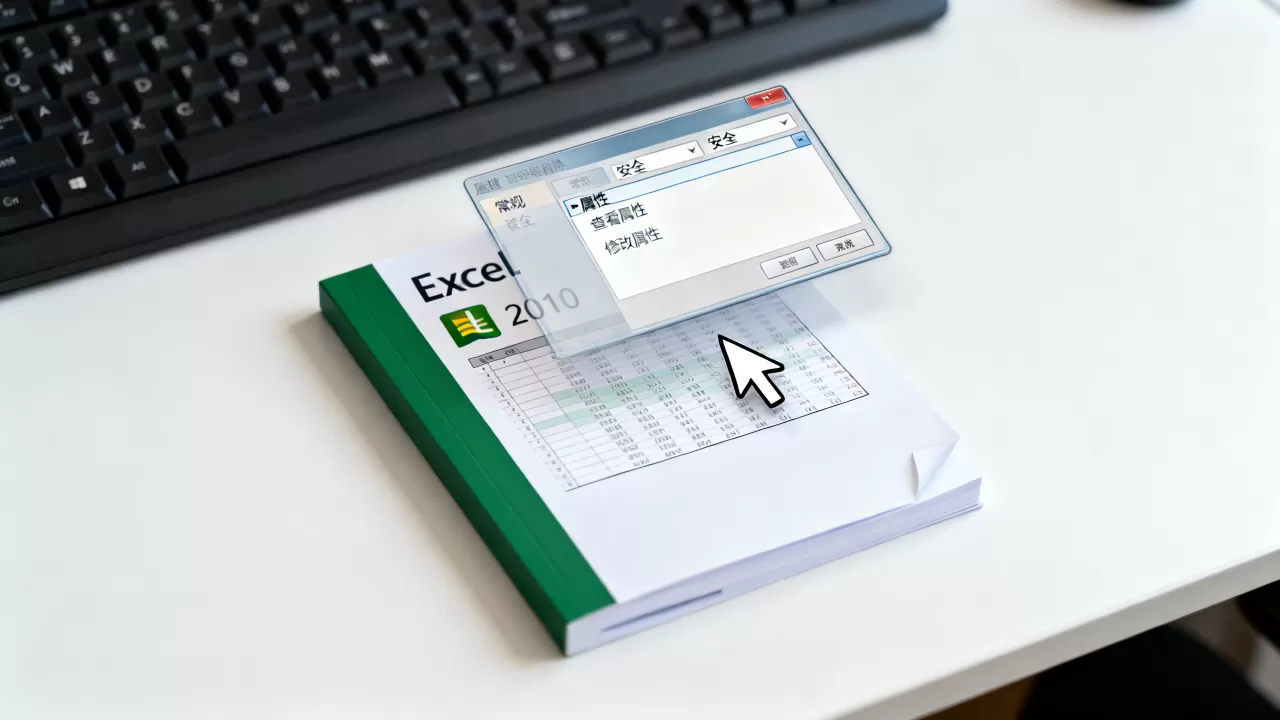 如何查看Excel 2010属性,Excel文件属性怎么修改? 如何查看Excel 2010属性,Excel文件属性怎么修改?