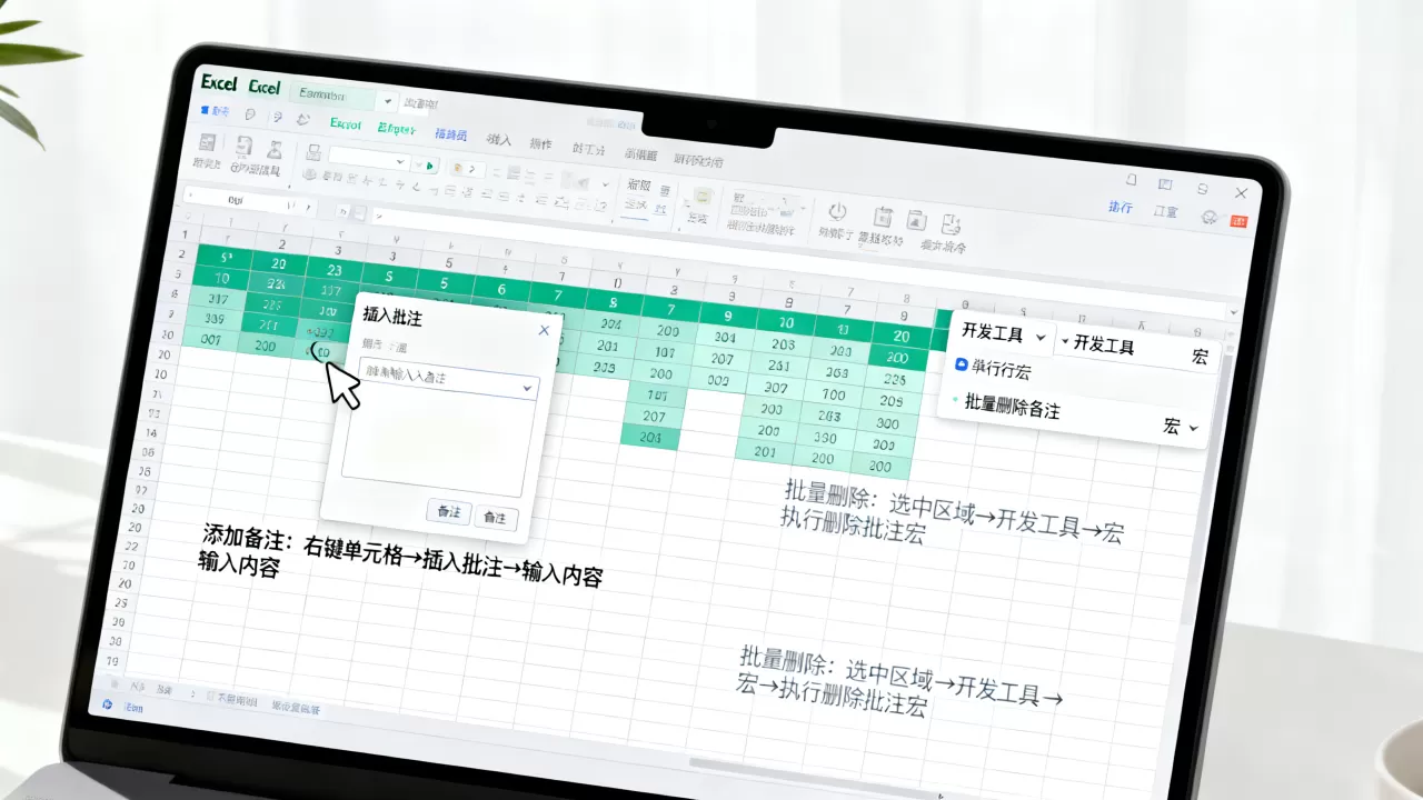 Excel表格怎么添加备注,Excel备注怎么批量删除? Excel表格怎么添加备注,Excel备注怎么批量删除?