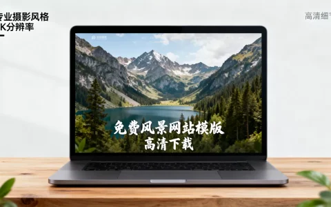 哪里有好看的风景网站模版，免费的风景网站模版哪里下载？