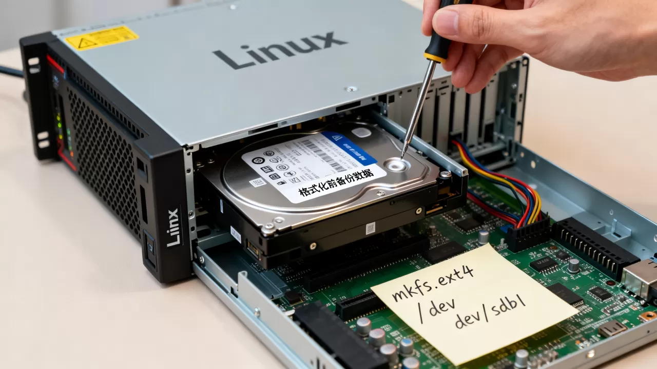 服务器格式化代码怎么写,Linux服务器怎么格式化硬盘? 服务器格式化代码怎么写,Linux服务器怎么格式化硬盘?