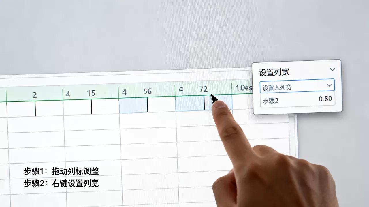 Excel表格怎么快速变宽，Excel怎么设置单元格宽度？