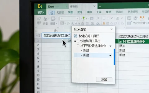 Excel快捷菜单怎么设置，Excel快速访问工具栏如何自定义？