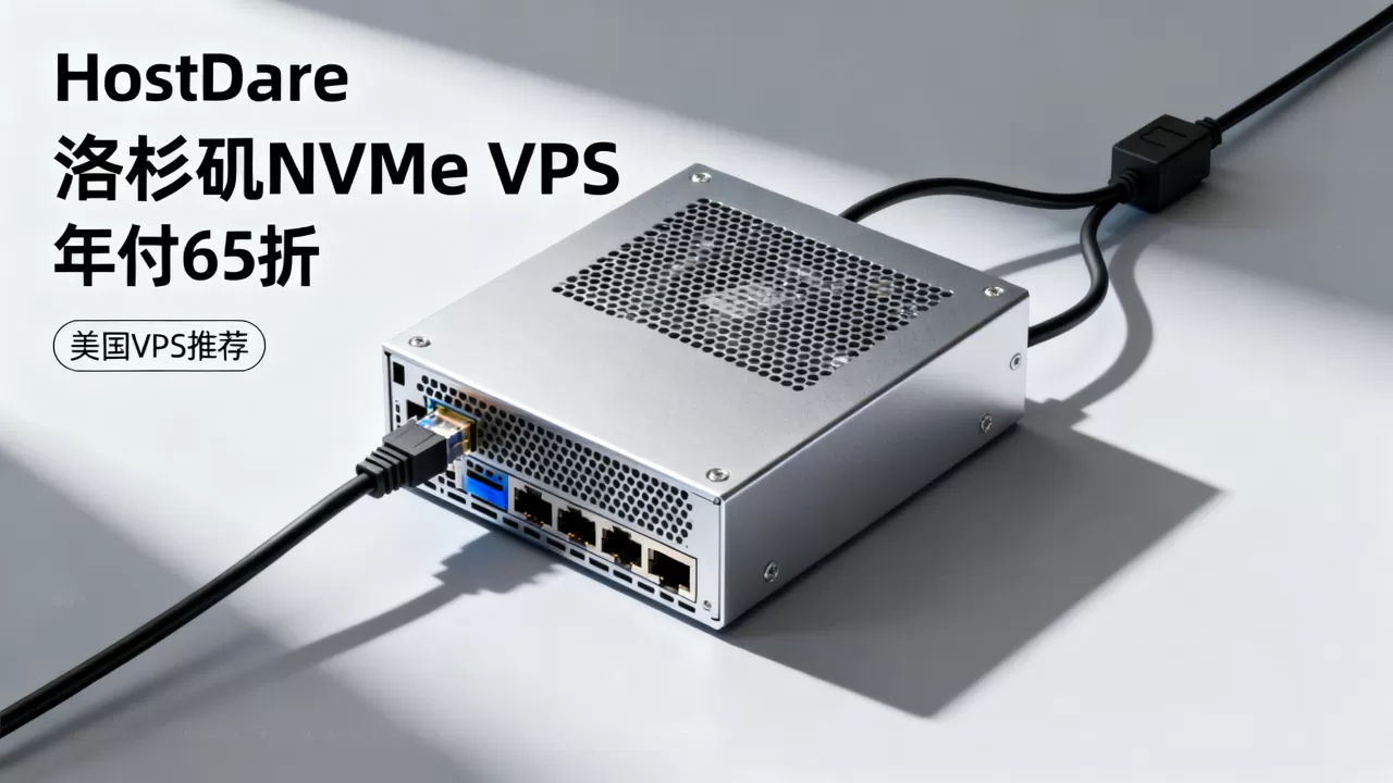 HostDare洛杉矶NVMe VPS年付65折值得买吗，美国VPS哪个好？