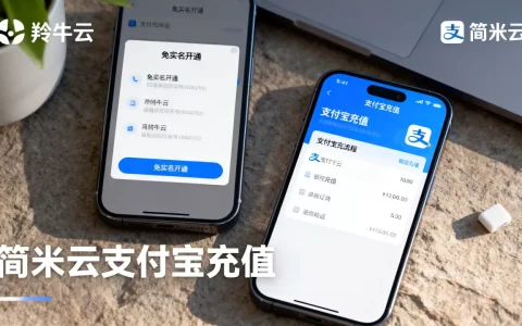 羚牛云简米云如何免实名免费开通，简米云怎么用支付宝充值？