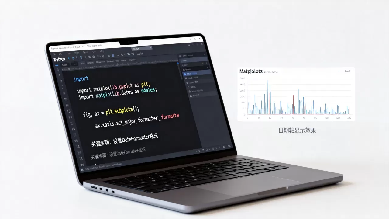 Python mdates如何设置日期格式，Matplotlib日期轴怎么显示？