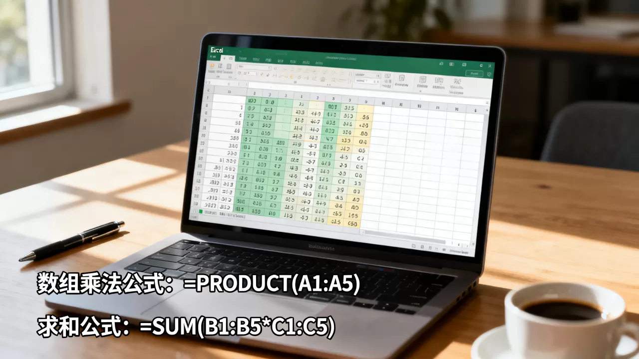 Excel数组乘法怎么操作，Excel多个单元格相乘求和怎么做？