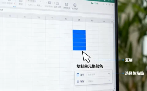 Excel如何实现只粘贴颜色不粘贴内容，Excel怎么复制单元格颜色？