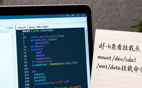 Linux挂载查询怎么操作，linux挂载命令怎么使用？
