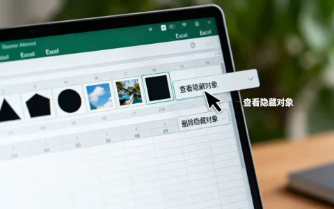Excel隐藏对象怎么查看，Excel表格如何删除隐藏对象？