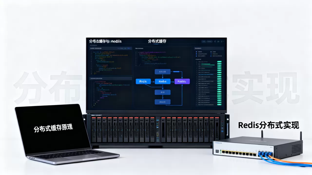 分布式缓存和缓存有什么区别，Redis分布式缓存怎么实现？