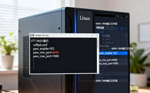 Linux FTP PASV模式怎么配置，FTP被动模式端口如何开放？