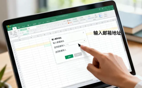 Excel中如何输入邮箱地址，如何快速批量导入邮箱列表？