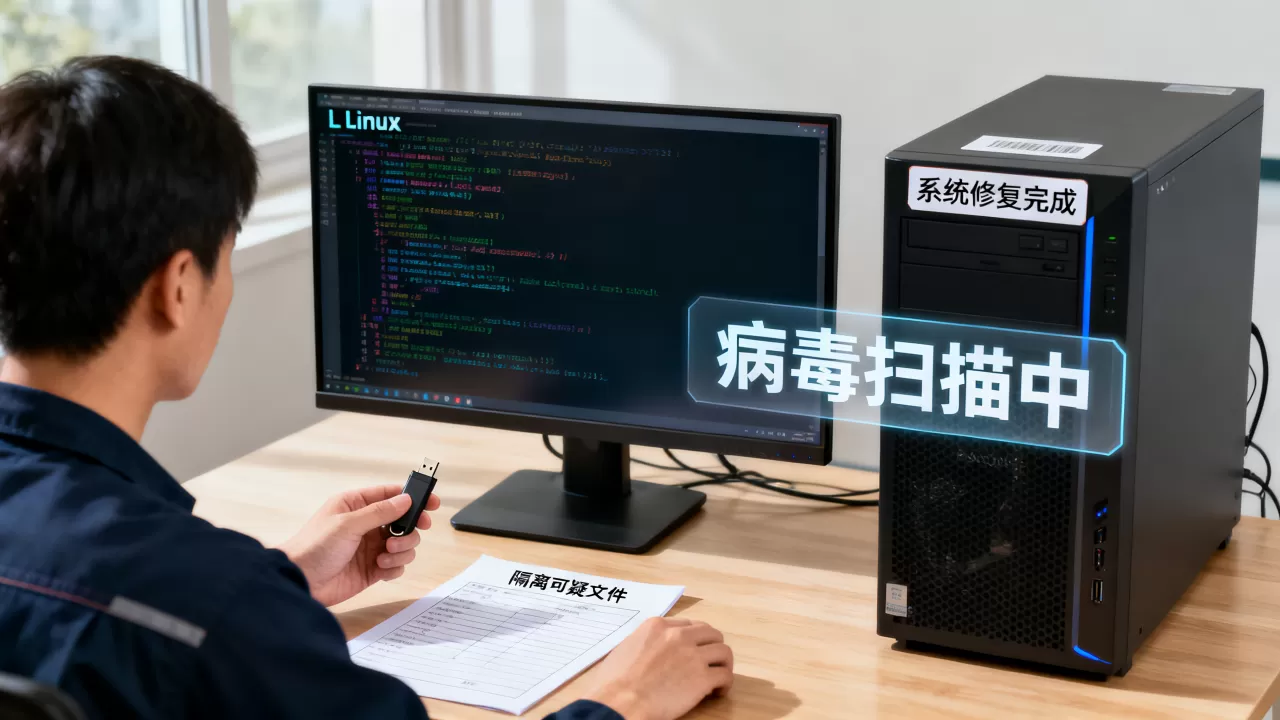 服务器中了病毒该怎么杀毒，Linux服务器如何查杀病毒？